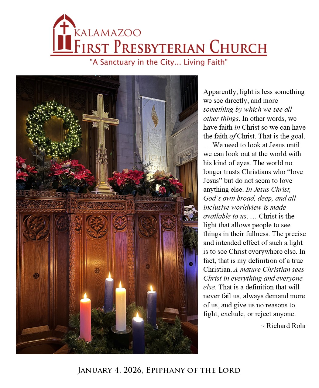 Inward Light the Lord Conveys