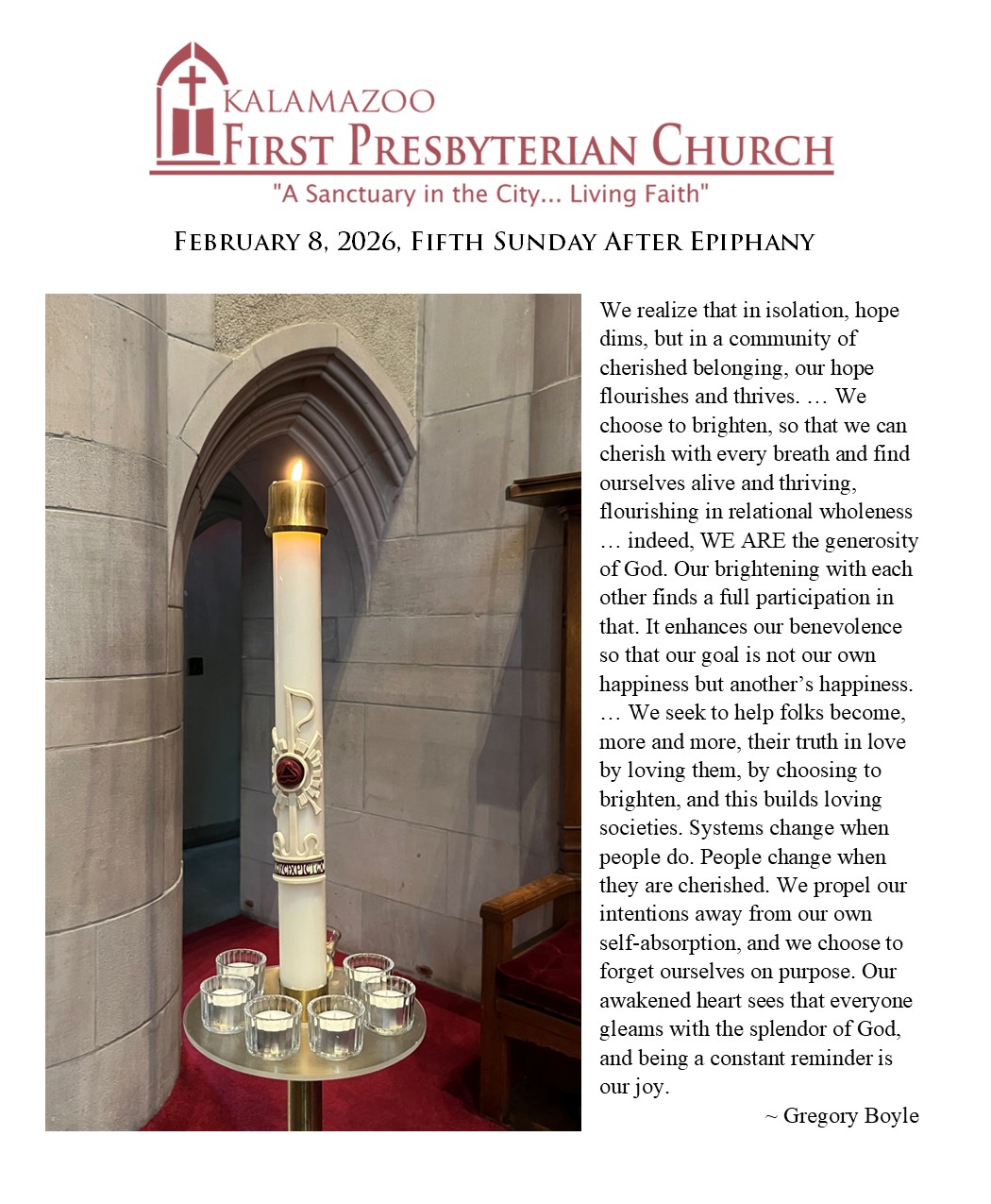 Glory to God: Hopeful Generosity